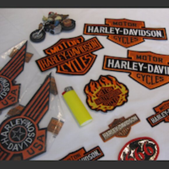 HARLEY-DAVIDSON 'Embroidered' Patches"Genuine Licenced Product"(Brand New w/Tag) - Picture 4 of 12
